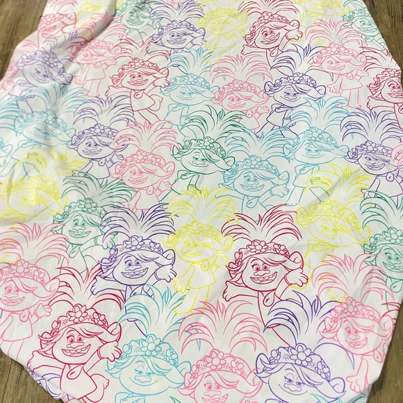 Trolls 2 World Tour Twin Color Your World Flat & Fitted Sheet Set Super Soft - Picture 5 of 11
